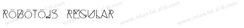 RobotoJS Regular字体转换